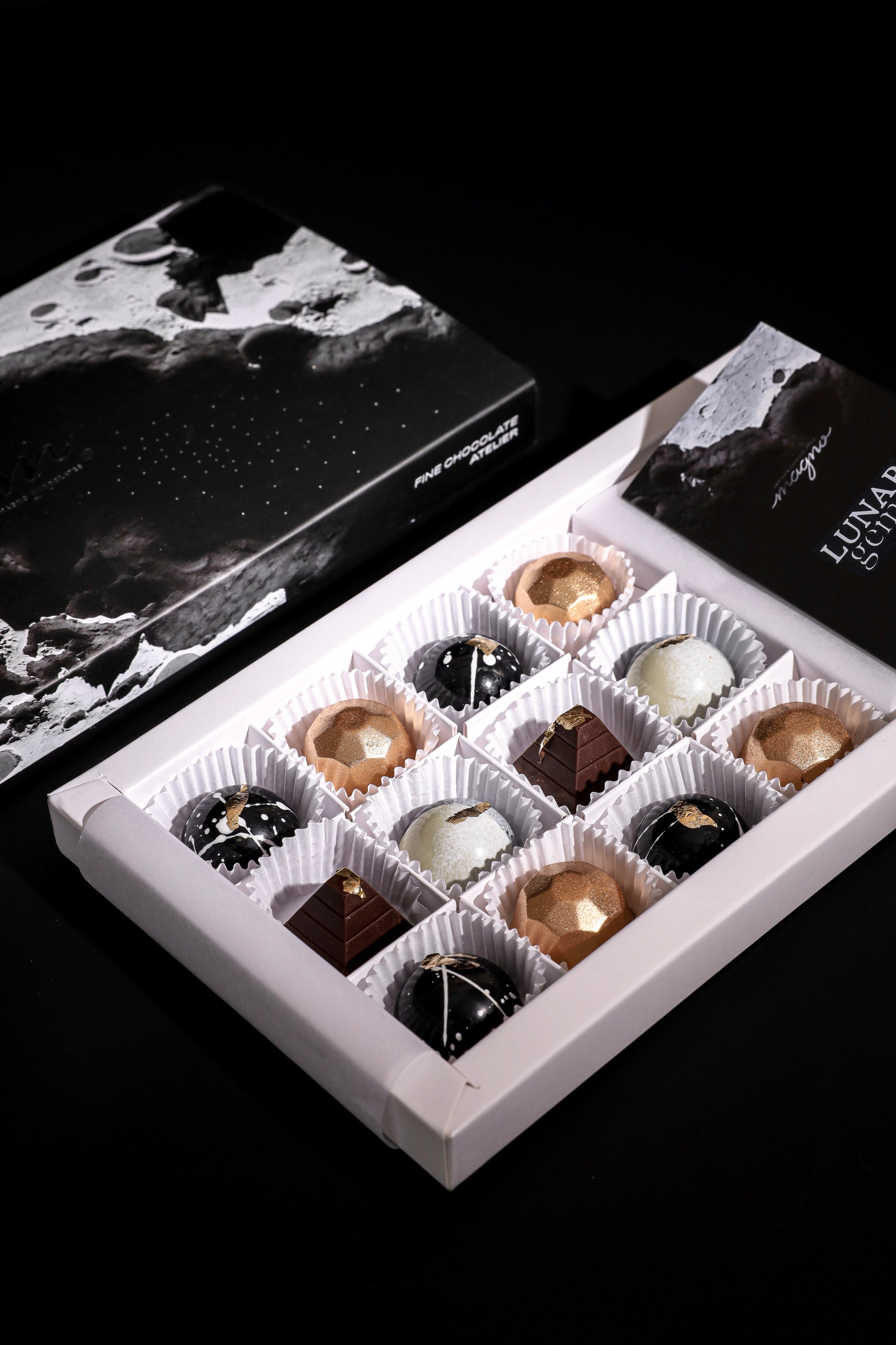 Lunar Gems 12 Piece Chocolate Gift Box – Magno Chocolates