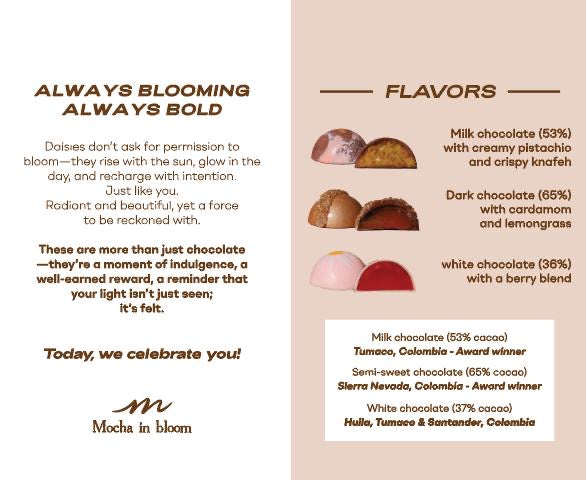 Mocha in bloom (12 pcs)