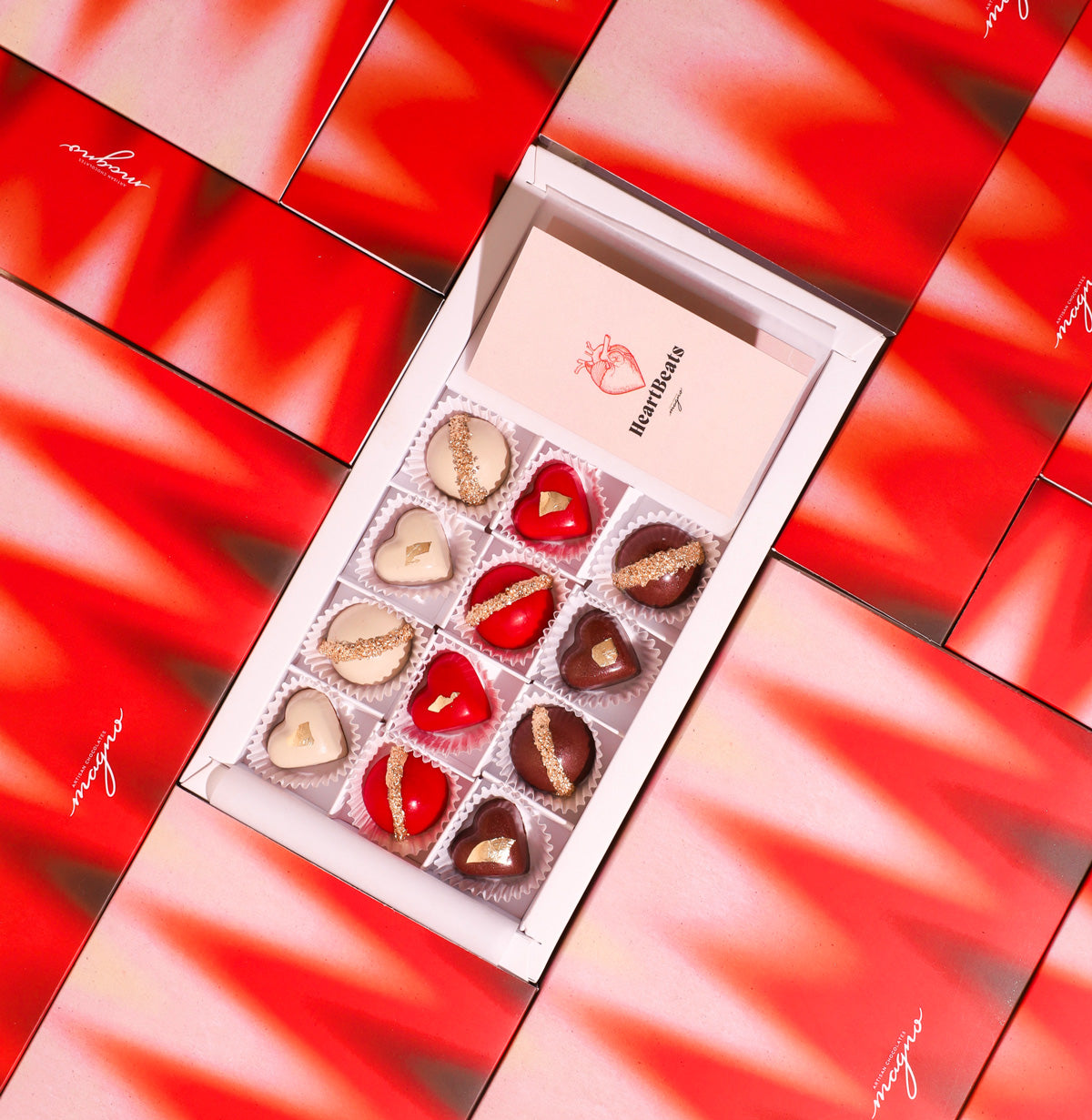 HeartBeats Luxury Chocolate Box (12 pcs)